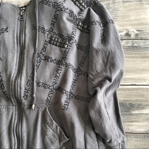 Embellished Dolman Hoodie - Picture 2 of 2